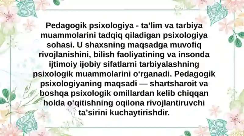 Pedagogik psixologiya 3