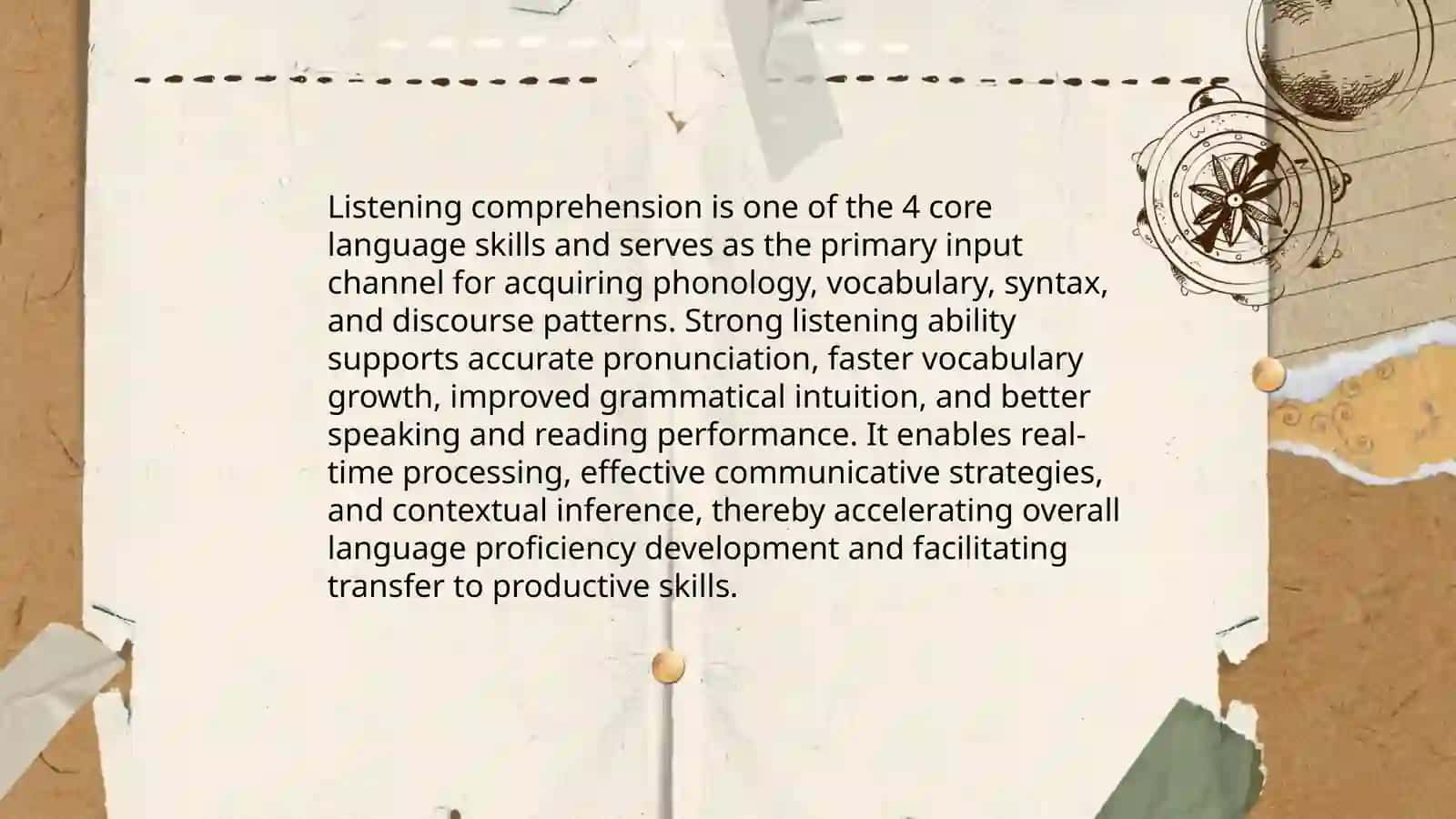 Listening comprehension and it's importance in language learning 3