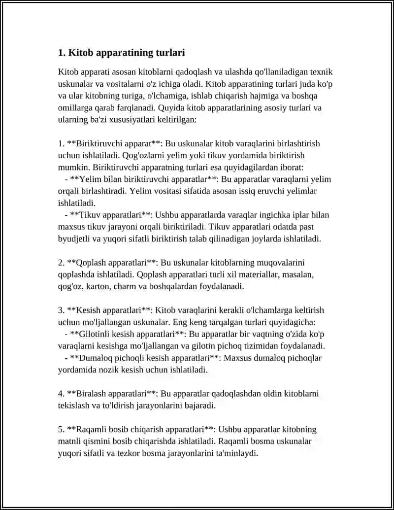 KITOB APPARATI BILAN ISHLASH 3
