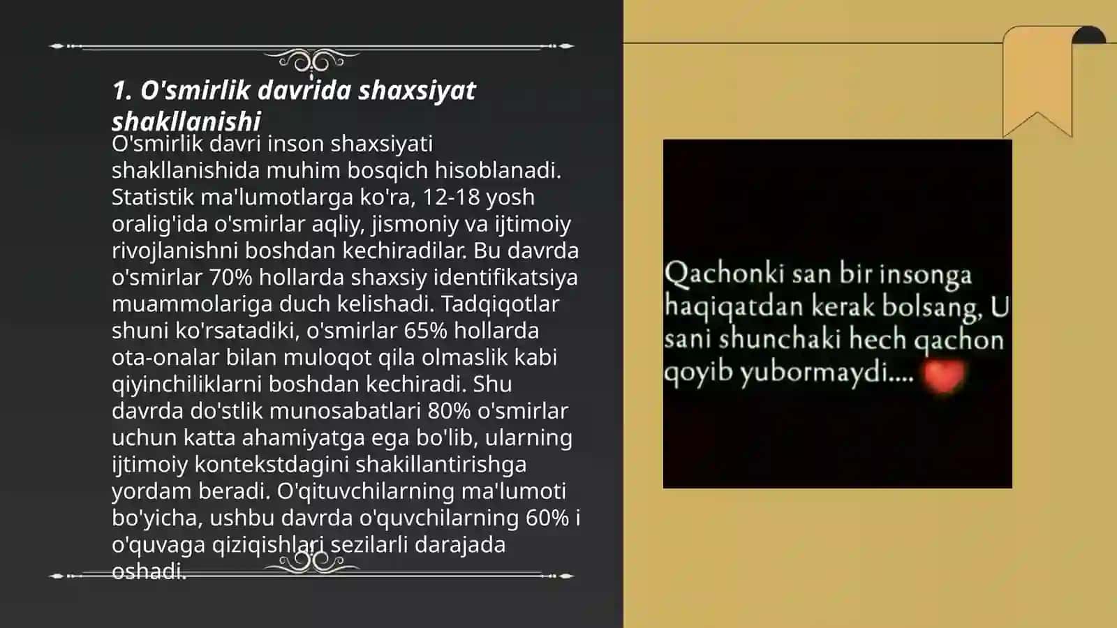 O'smirlarni tarbiyalashni o'ziga xos tushunchalari 3