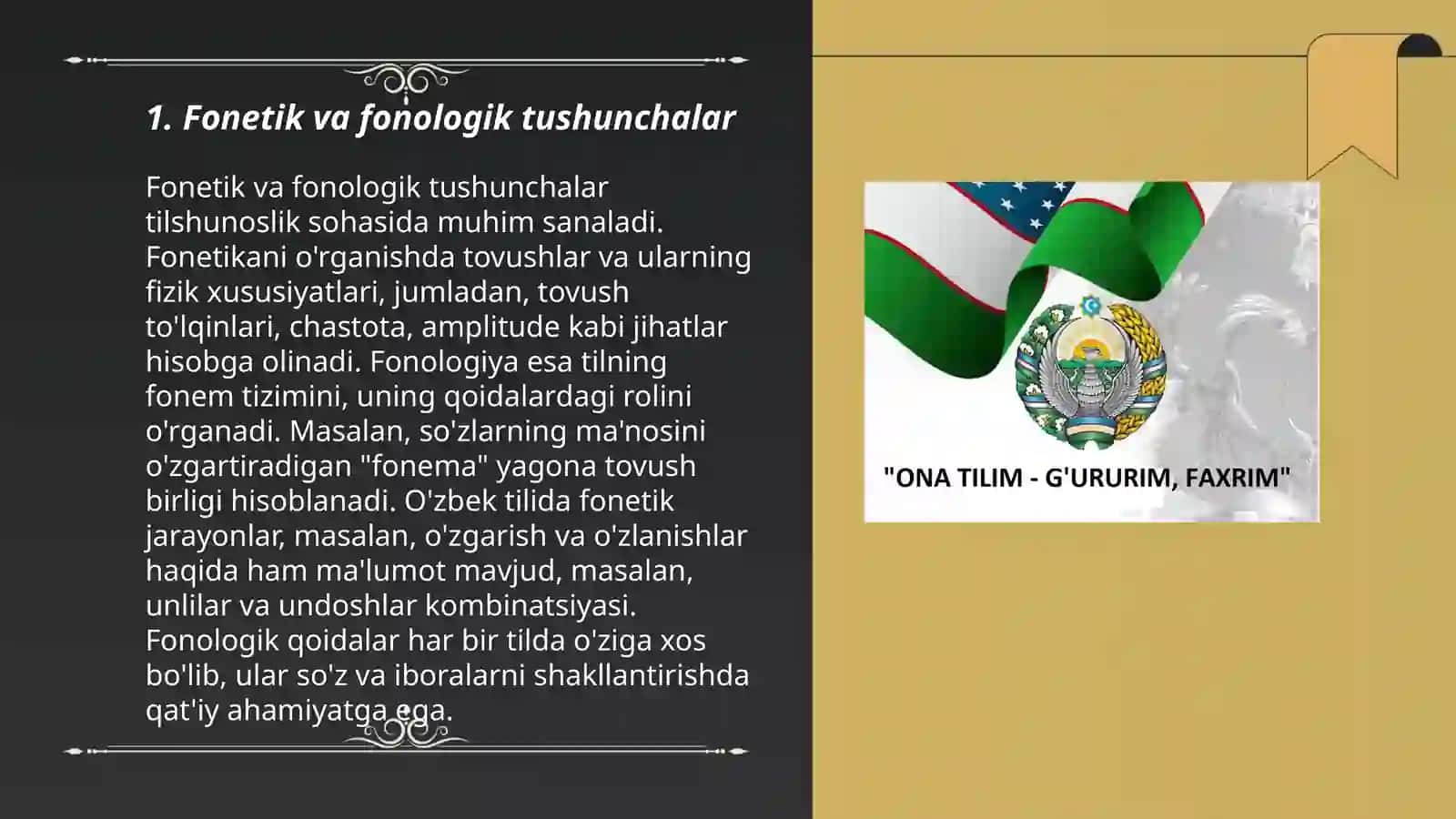 Koreys va Òzbek tili fonetikasi 3