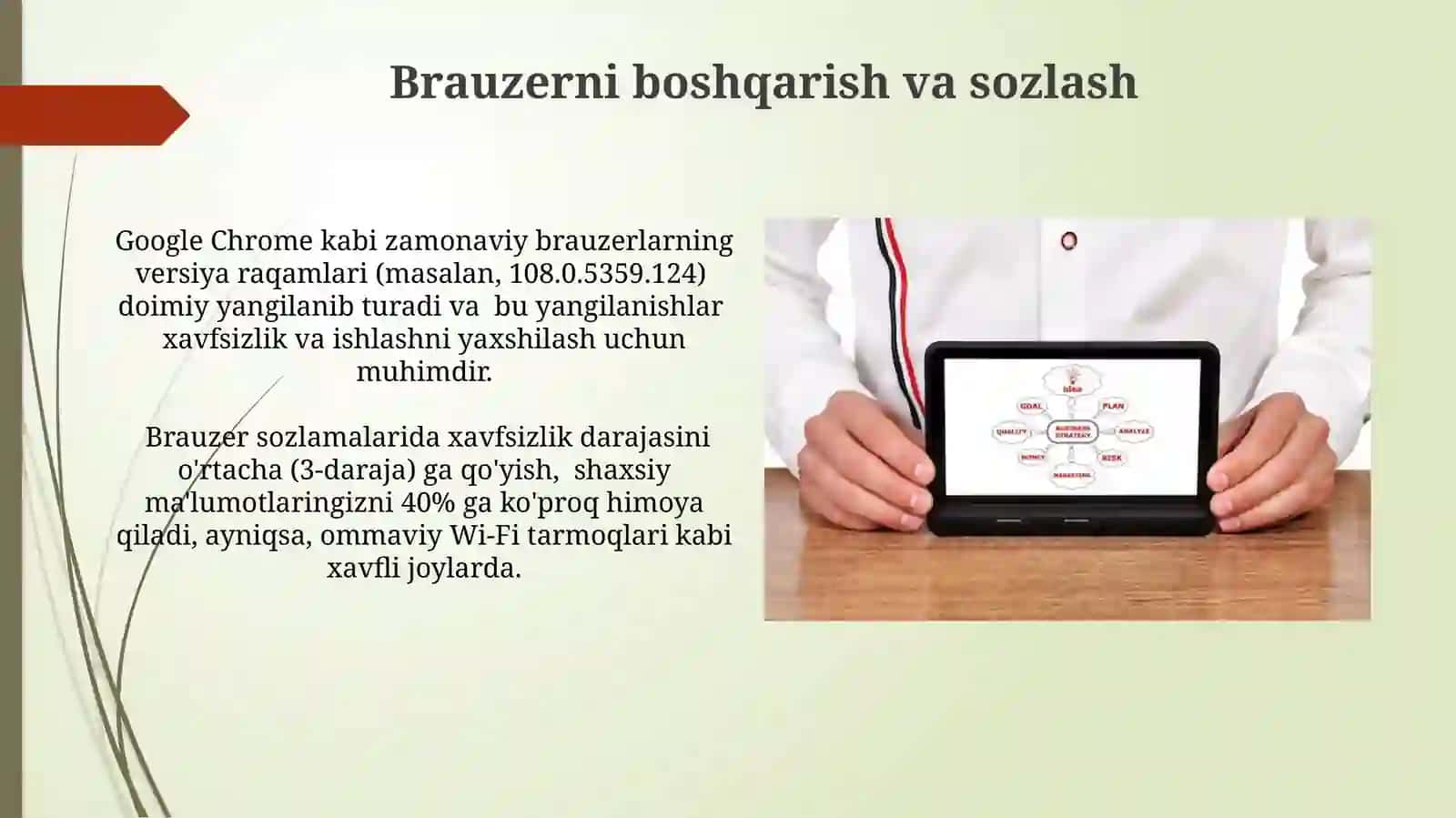 Brauzer dasturlari uning turlari, tuzilishi va boshqarish 3