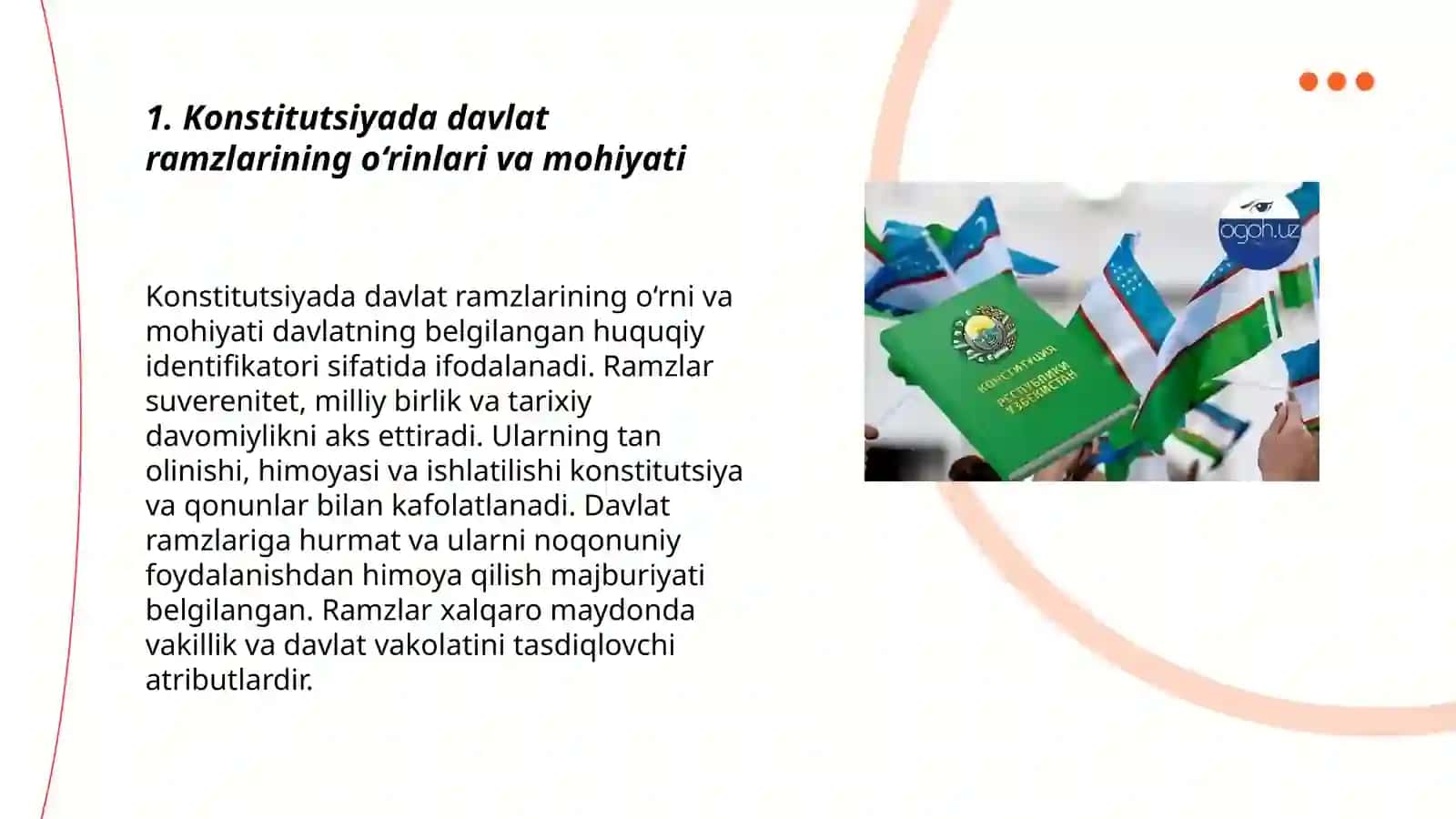 Davlat ramzlari va konstitutsiya 3