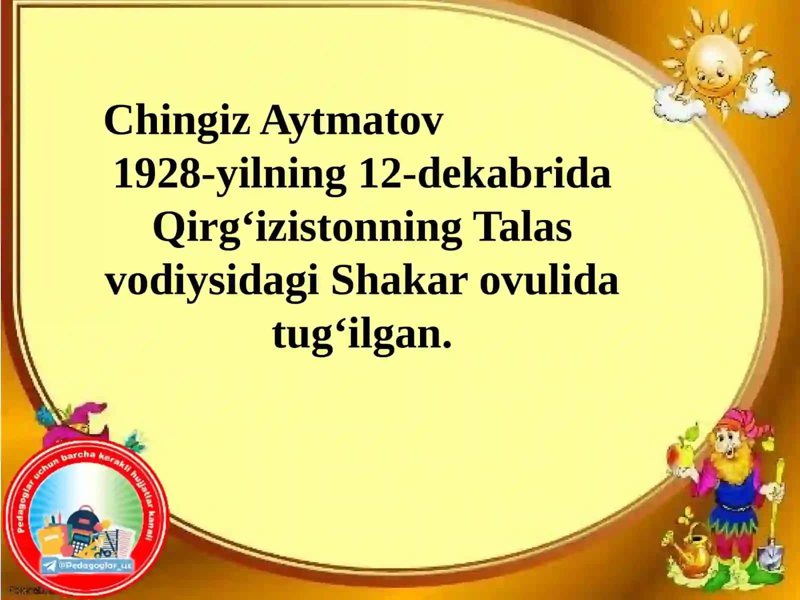 Chingiz aytmatov 3