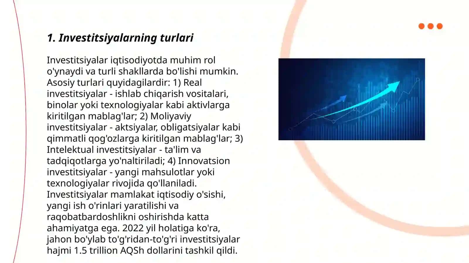 Investitsiyalarning turlari 3