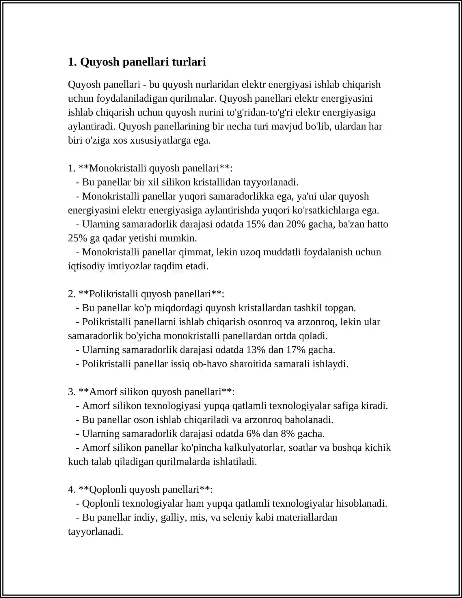 Monokristalli quyosh panellari 3