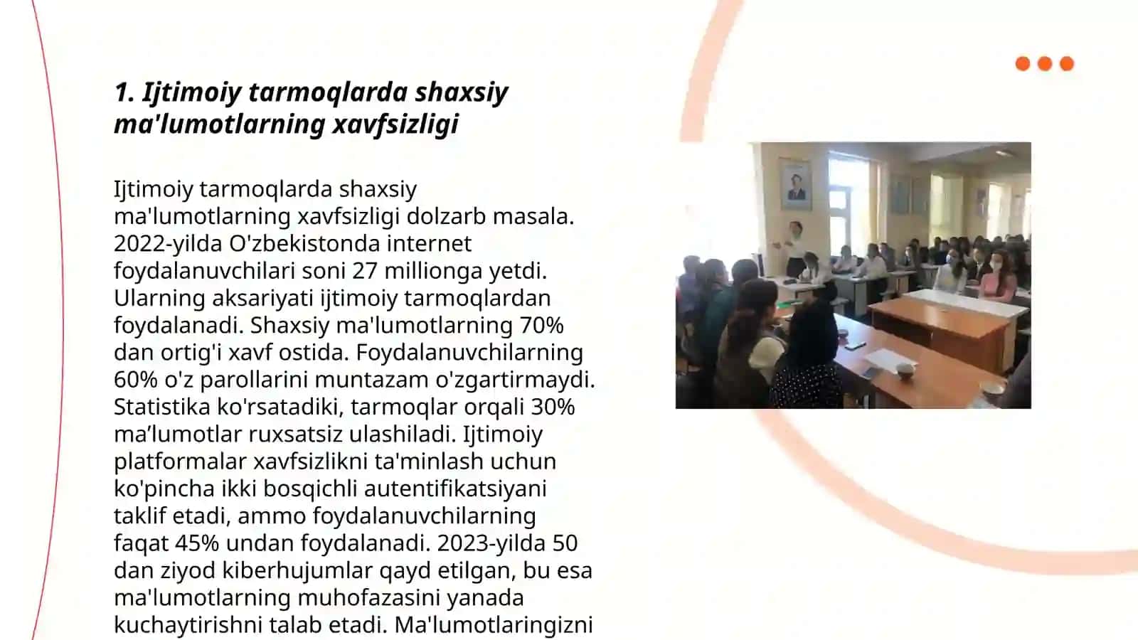 Ijtimoiy tarmoqlarda shaxsiy ma'lumotlarning xavfsizligi 3