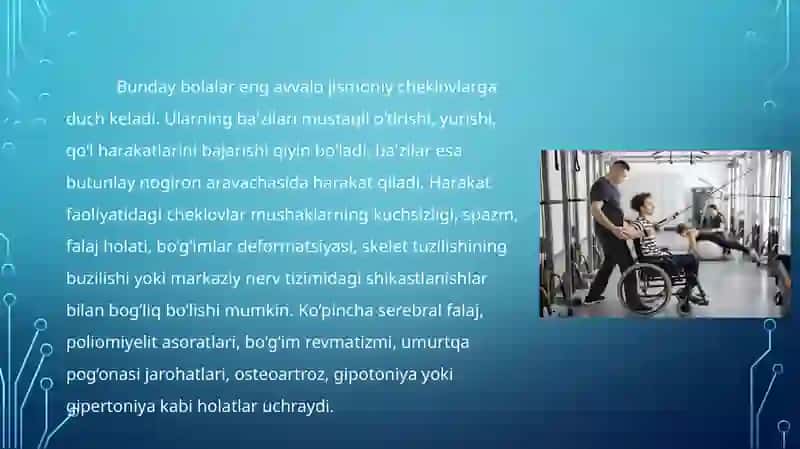 Harakat-tayanch a’zolari jarohatlangan bolalar 3