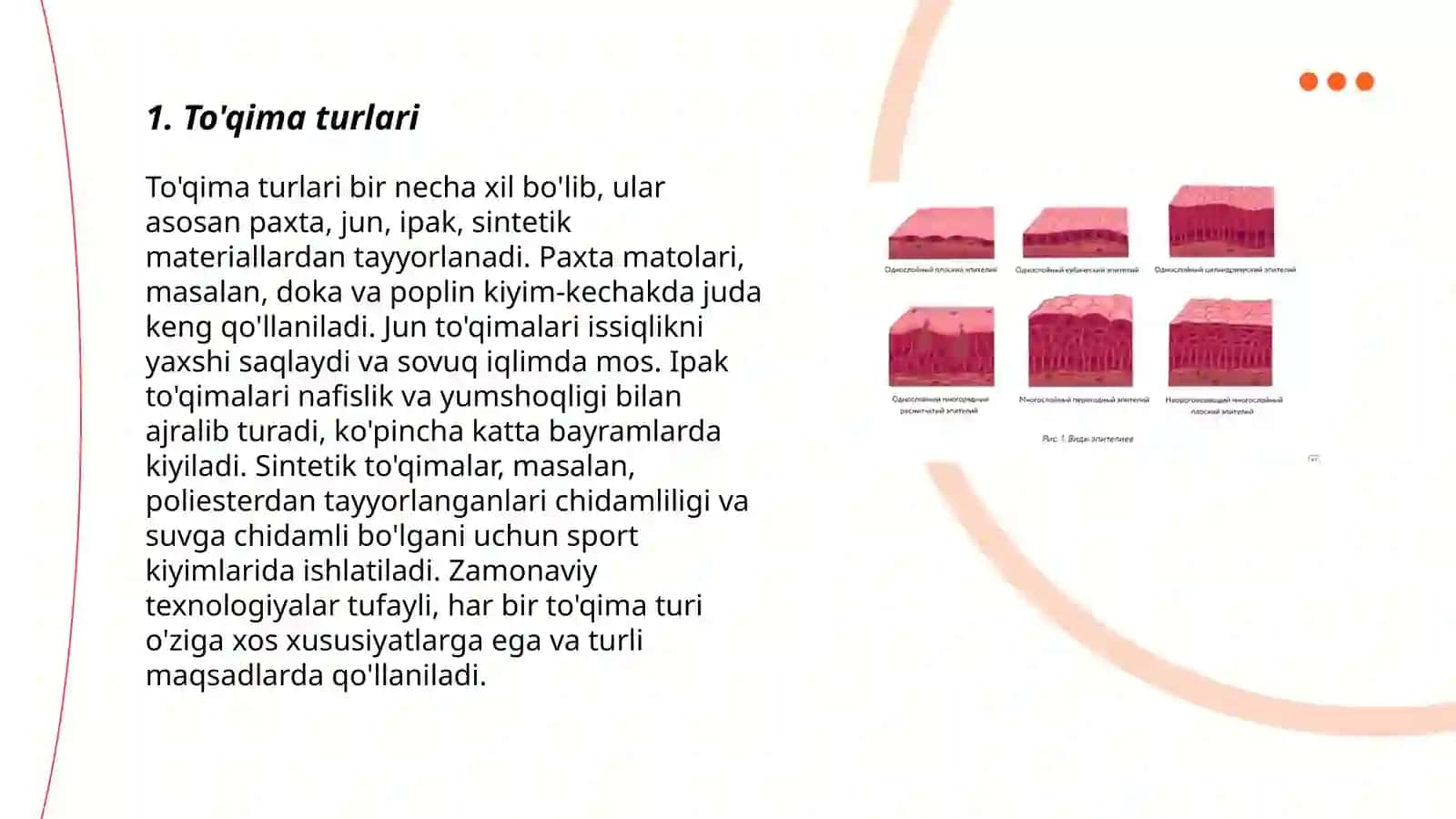 To'qimalar. Bezli epitelliy, bezlar 3