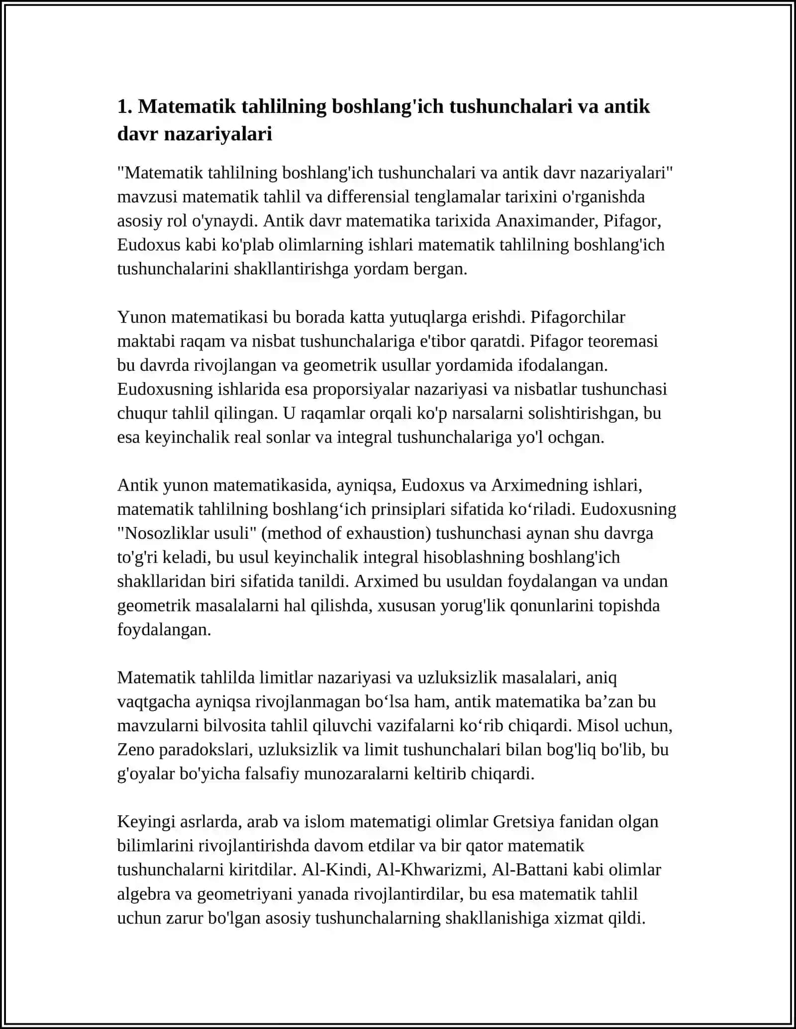 MATEMATIK TAHLIL VA DIFFERENSIAL TENGLAMALAR TARIXI 3
