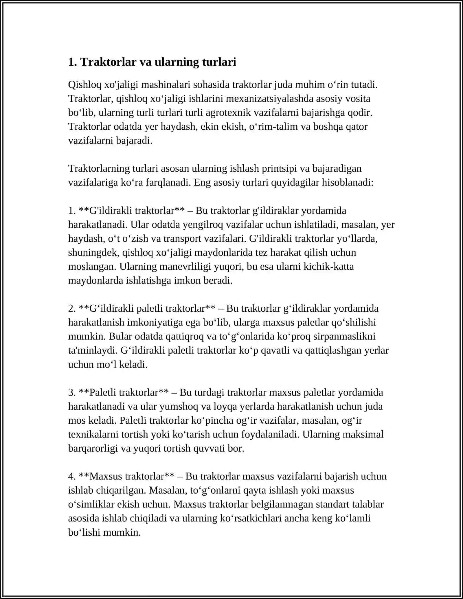 QISHLOQ XO'JALIGI MASHINALARI 3