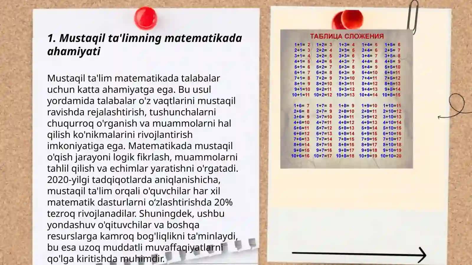 Mustaqil ta'limning matematikada ahamiyati 3