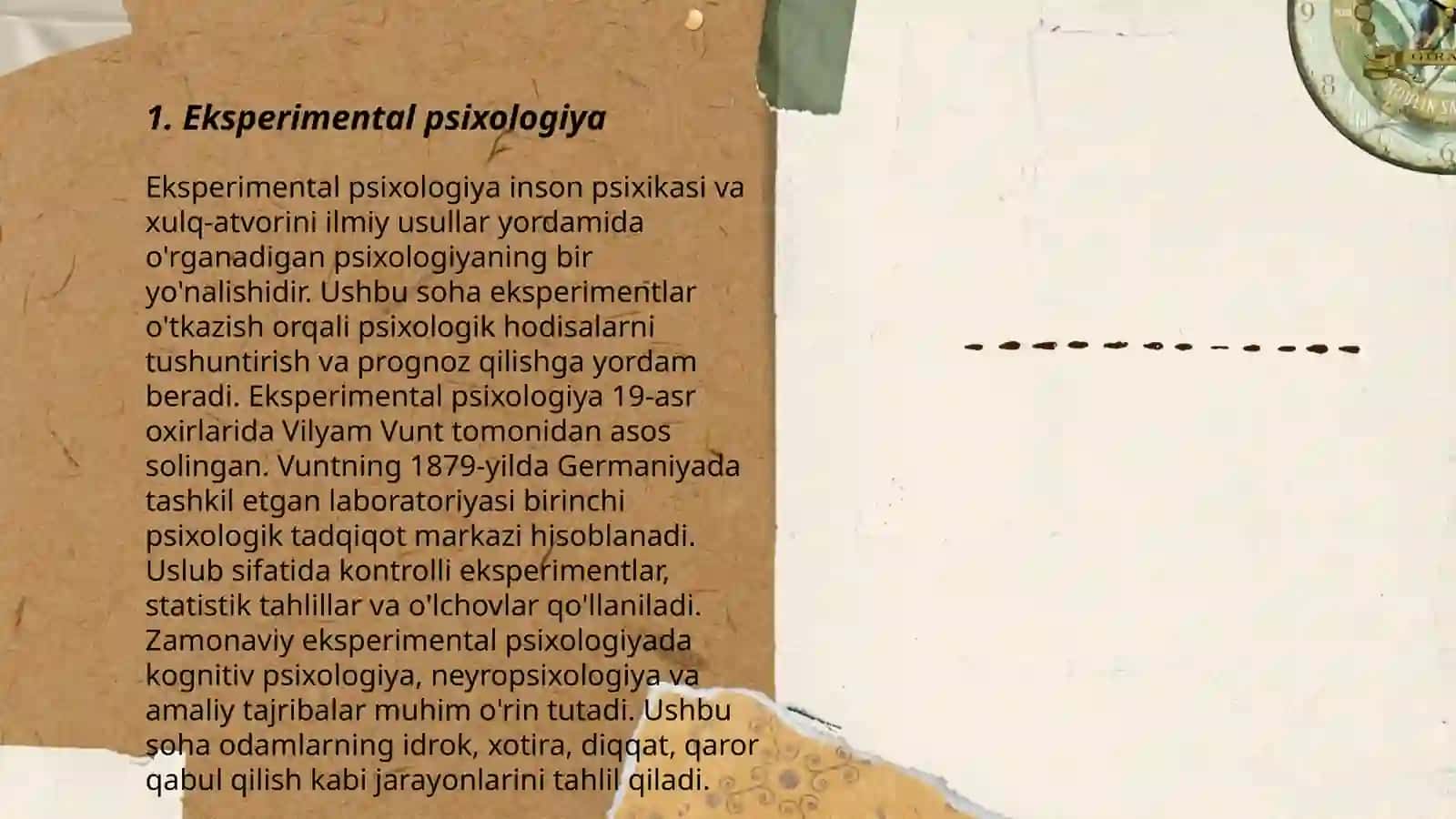 Hozirgi zamon psixologiyasining tadqiqot metodlar 3