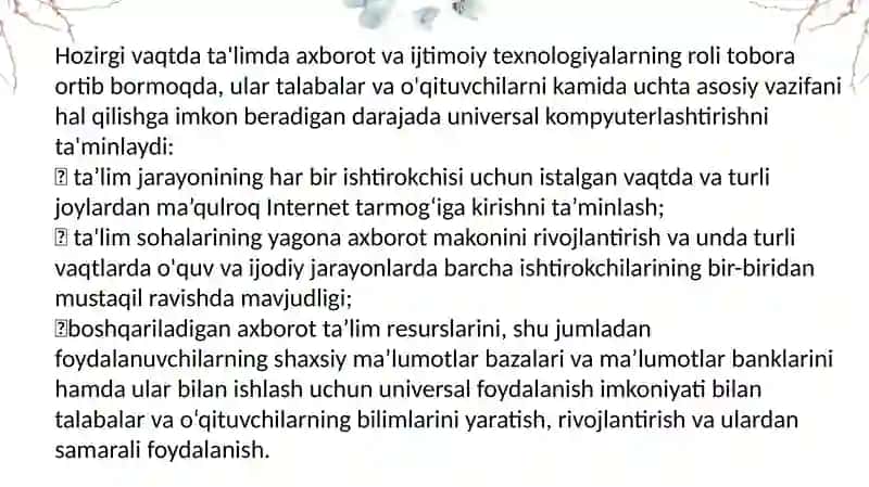 Ta’limda zamonaviy texnologiyalar 3