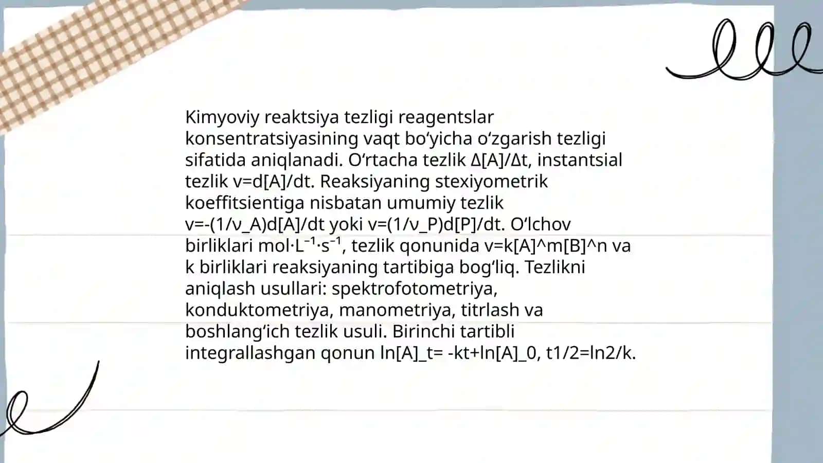 Kimyoviy kinetika 3