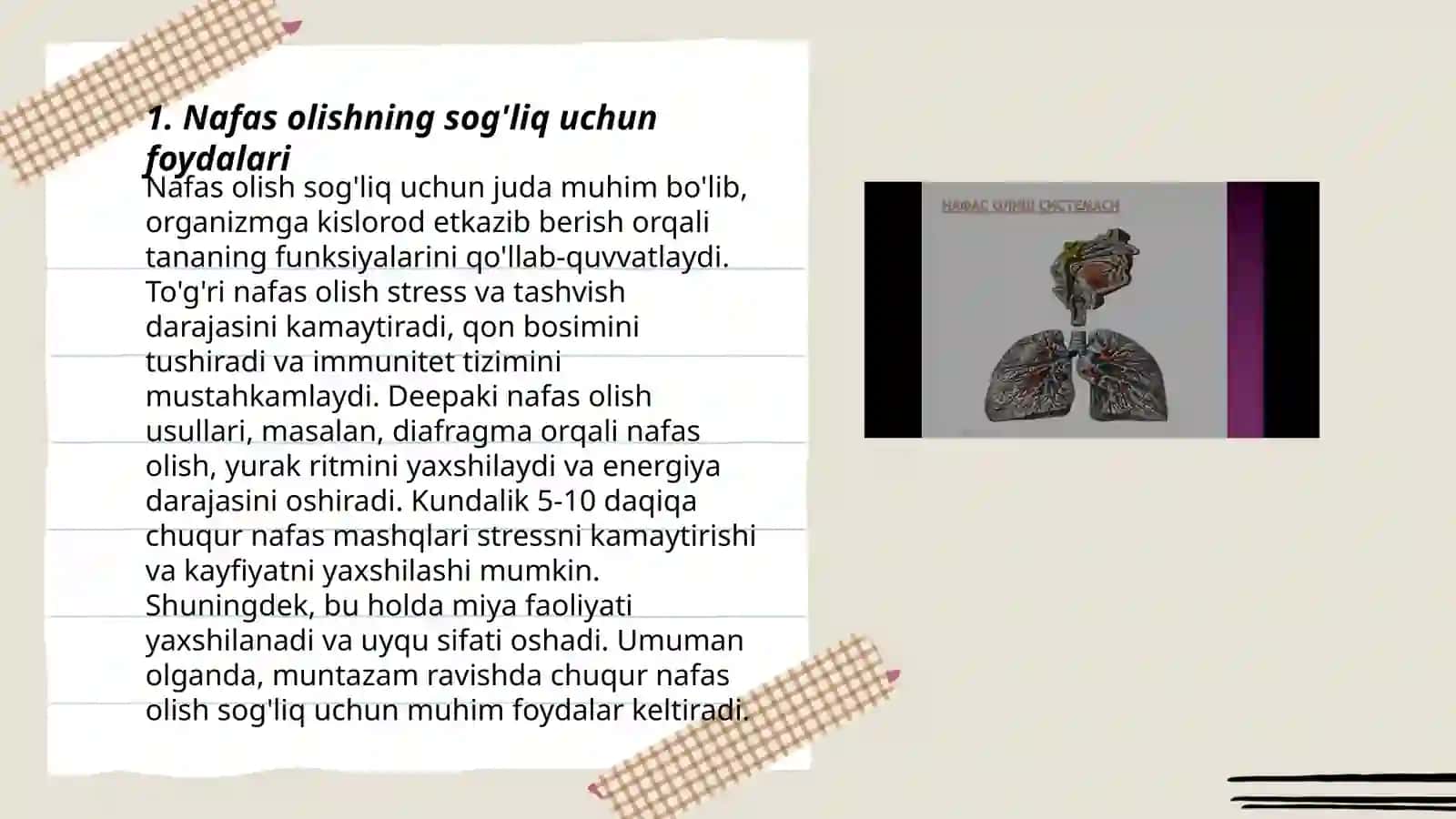 Nafas olishning ahamiyati 3