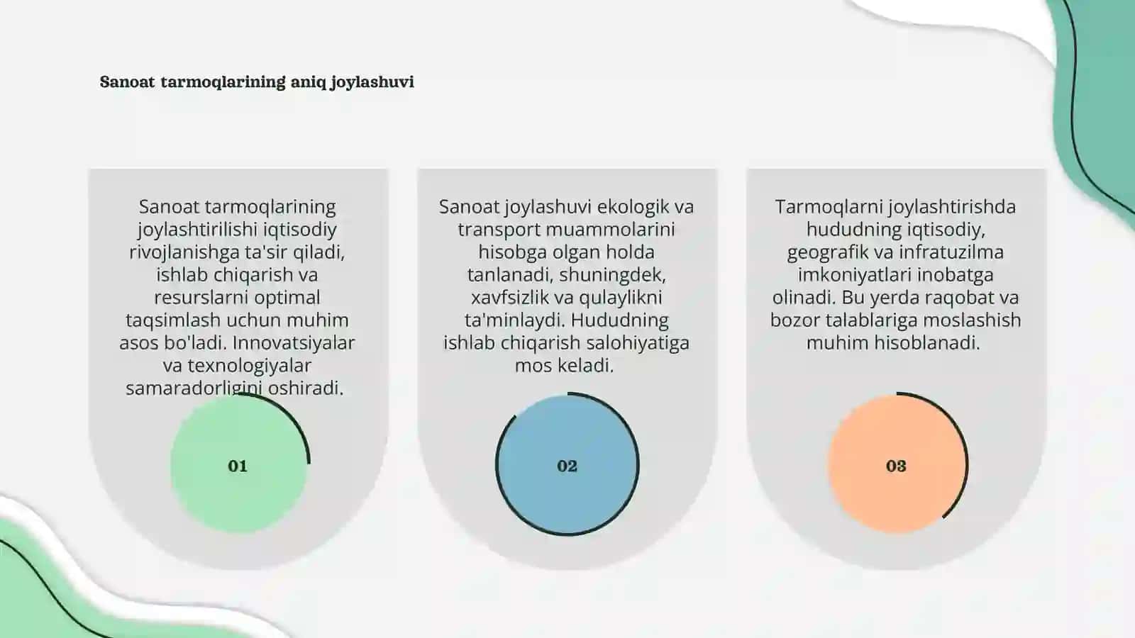 Sanoat Tarmoqlarini Joylashtirish 3