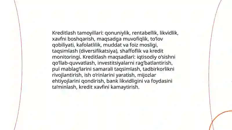Banklarda Kredit Operatsiyasi 3