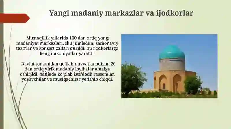 Yangi madaniy markazlar va ijodkorlar 3