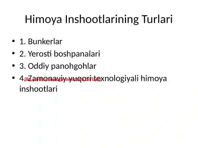 Himoya Inshootlari 3
