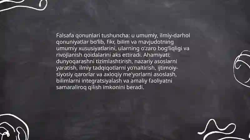 Falsafa qonunlari va kategoriyalari 3