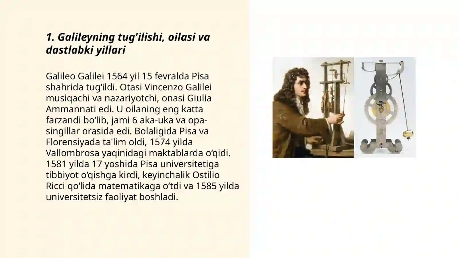 Galiley va Nyuton hayoti va ilmiy faoliyati 3
