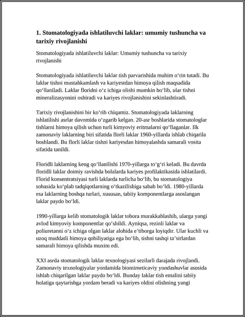 STOMATOLOGIYADA ISHLATILUVCHI LAKLAR 3