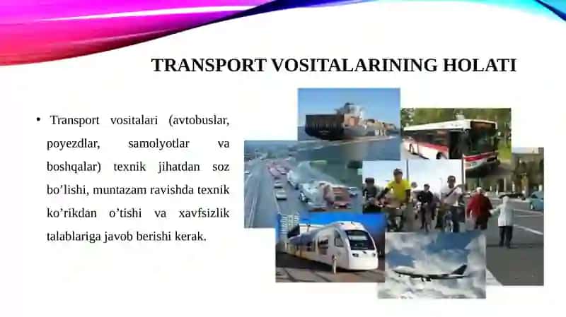Xizmat ko'rsatish jarayonida yo’lovchilarning xavfsizligi 3
