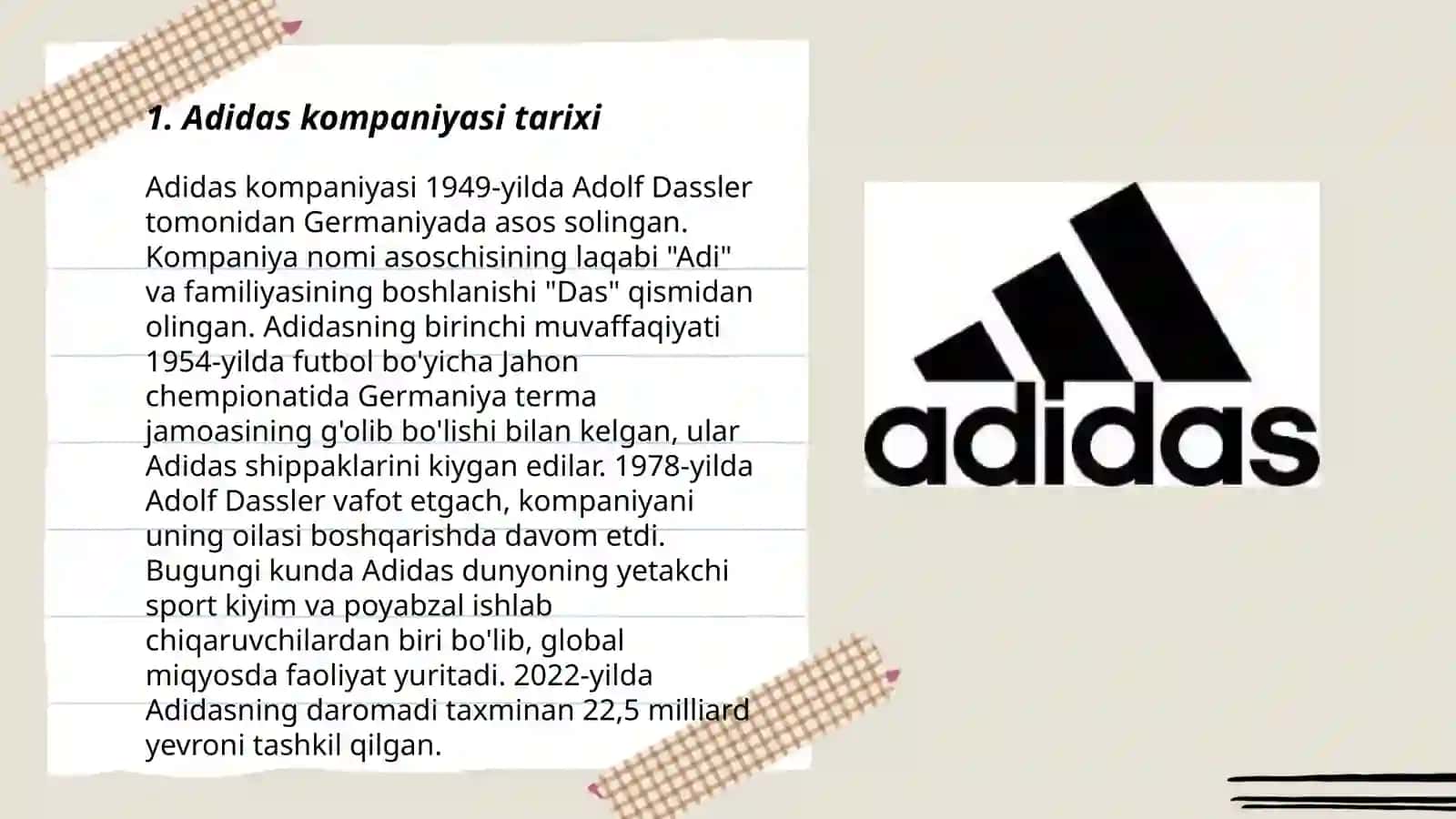 Adidas kompaniyasi 3