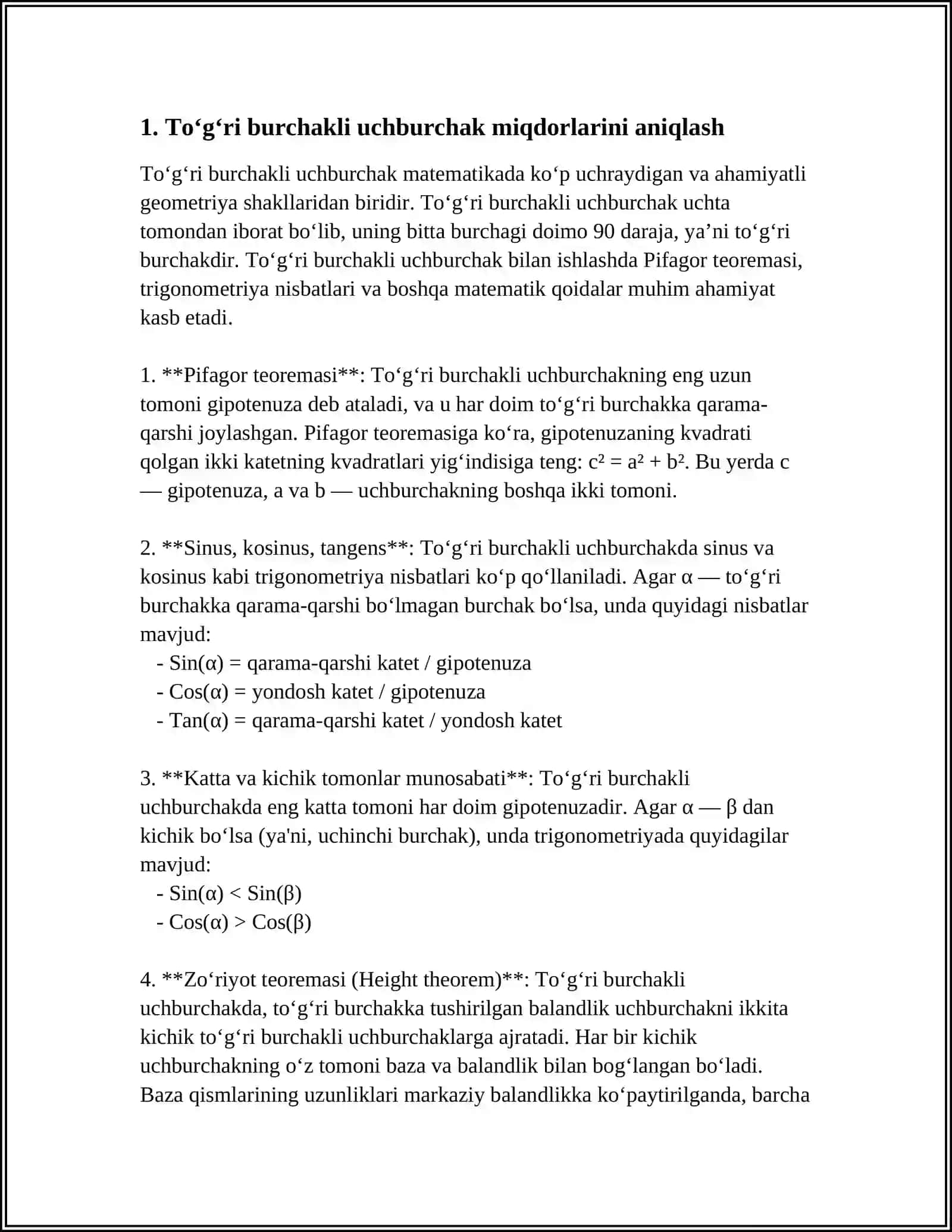 MIQDORGA DOIR MASALALAR 3