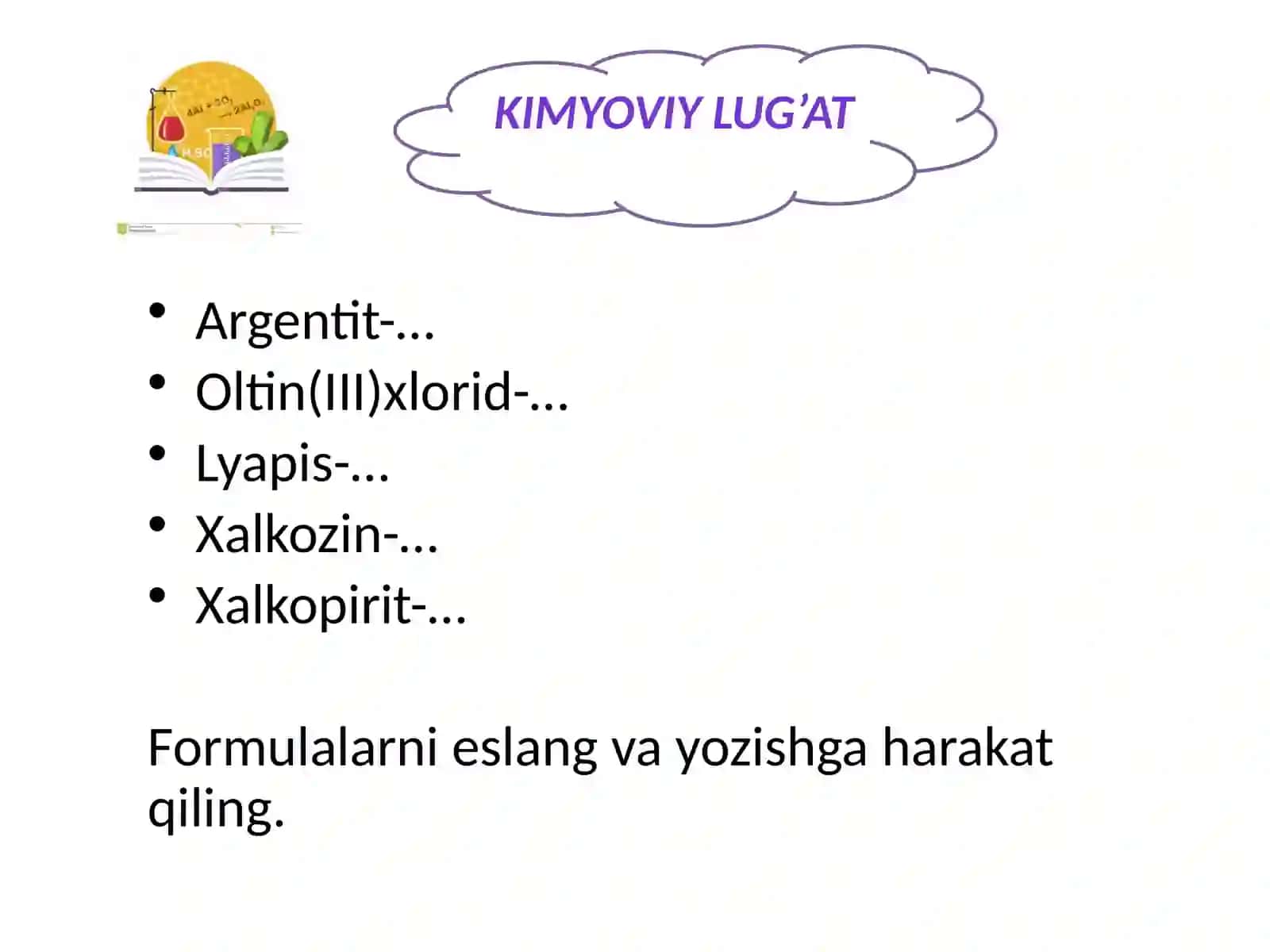 Kumush va oltin. Kumush va oltinning fizik va kimyoviy xossalari 3