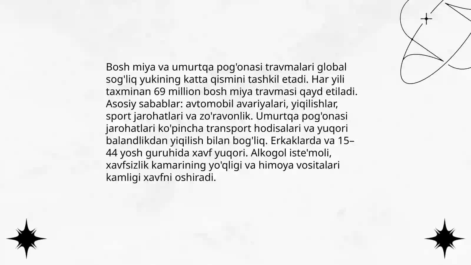 Bosh miya va umurtqa pog'onasi travmalari 3