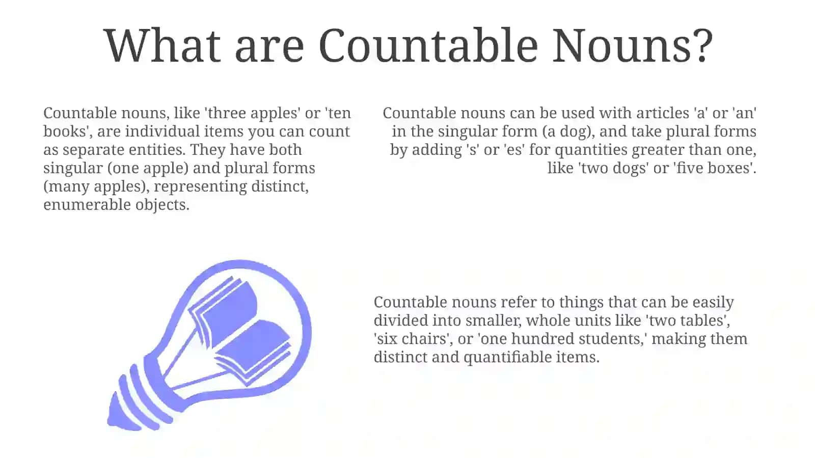 CountableUncountable Nouns 3