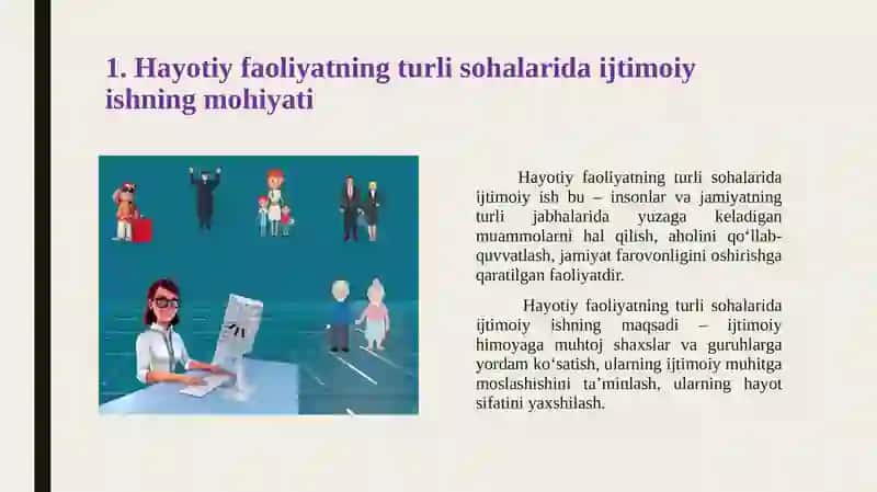 Hayotiy faoliyatning turli sohalarida ijtimoiy ish usullari 3