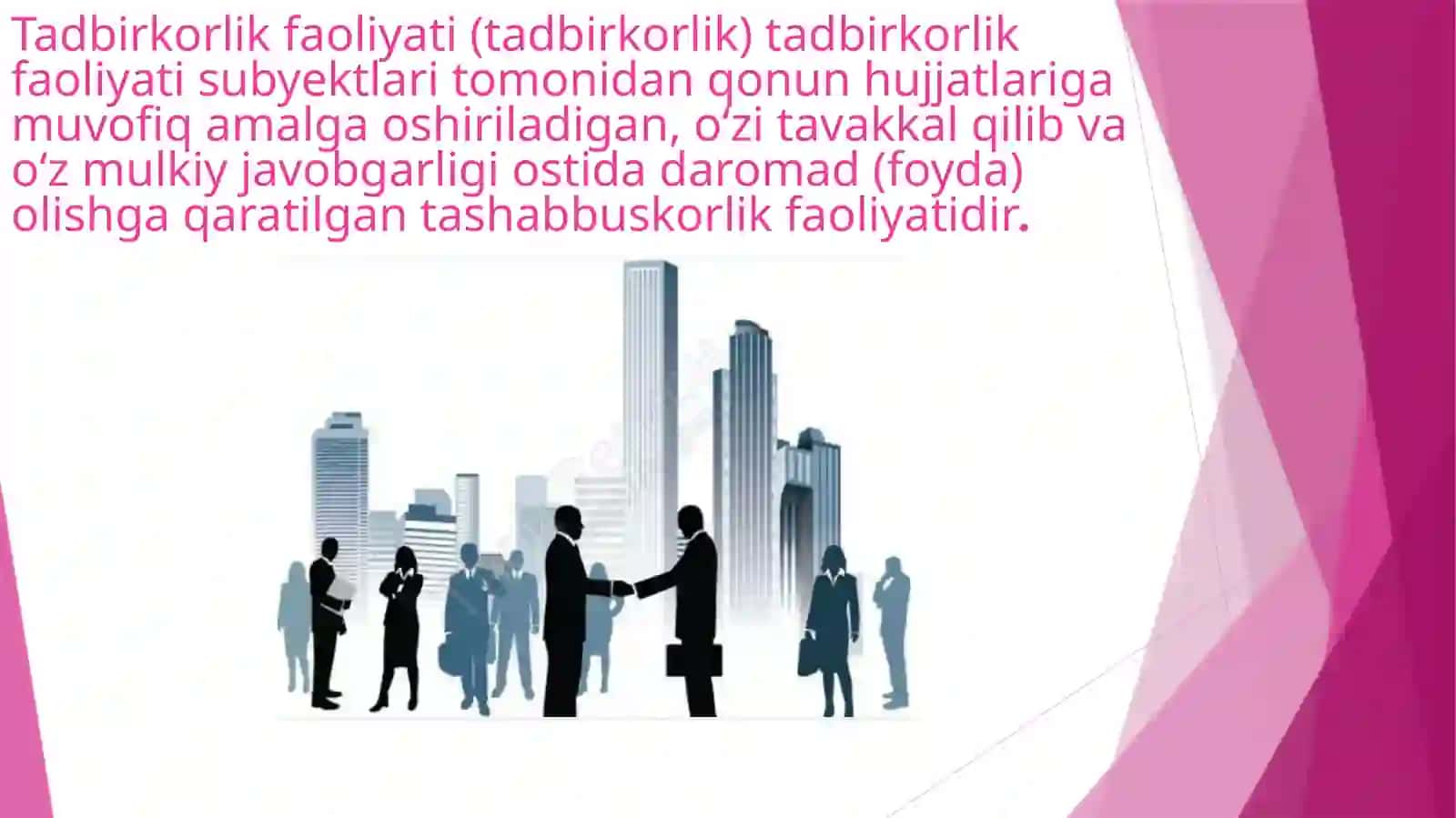 TADBIRKORLIKNING MAZMUNI VAA HAMIYATI 3