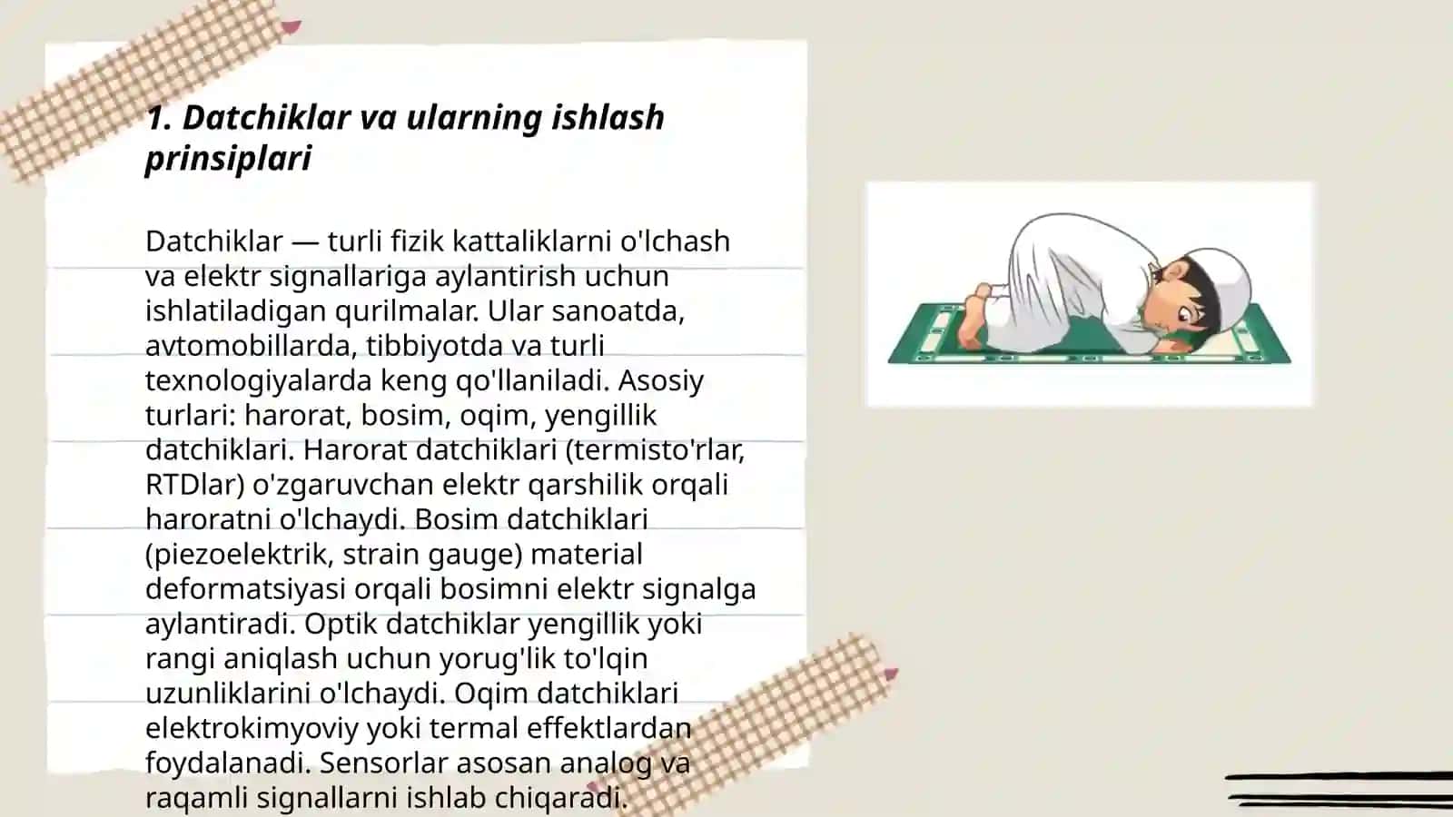 Oʻlchash vositalari ishlash prinsiplari 3
