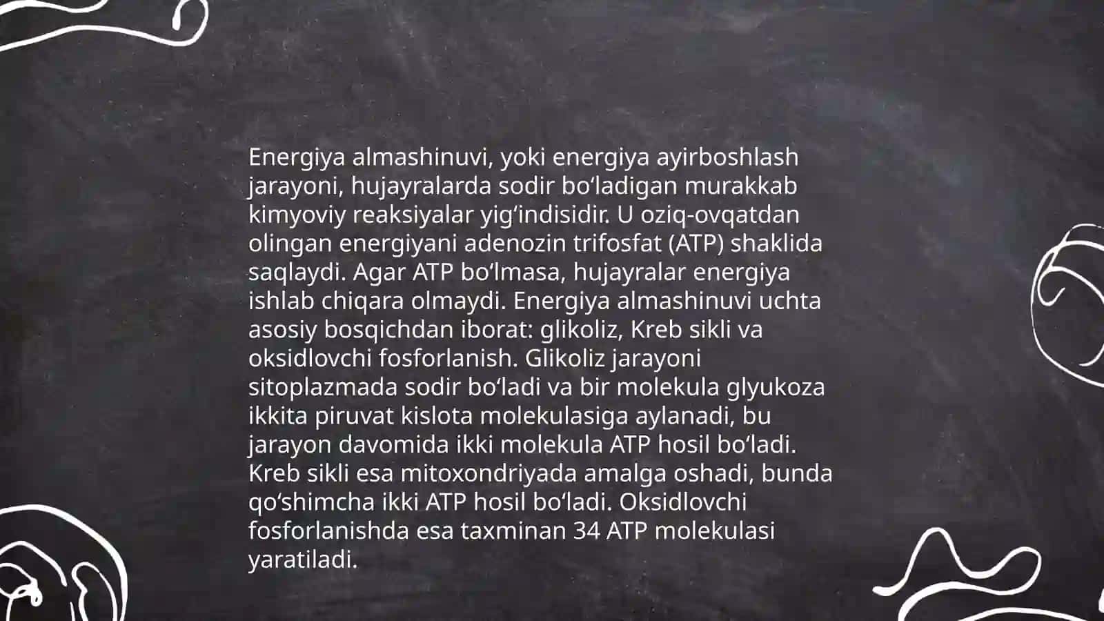 Bioenergetikaning asosiy tushunchalari 3