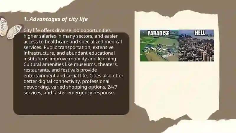 City and country life 3