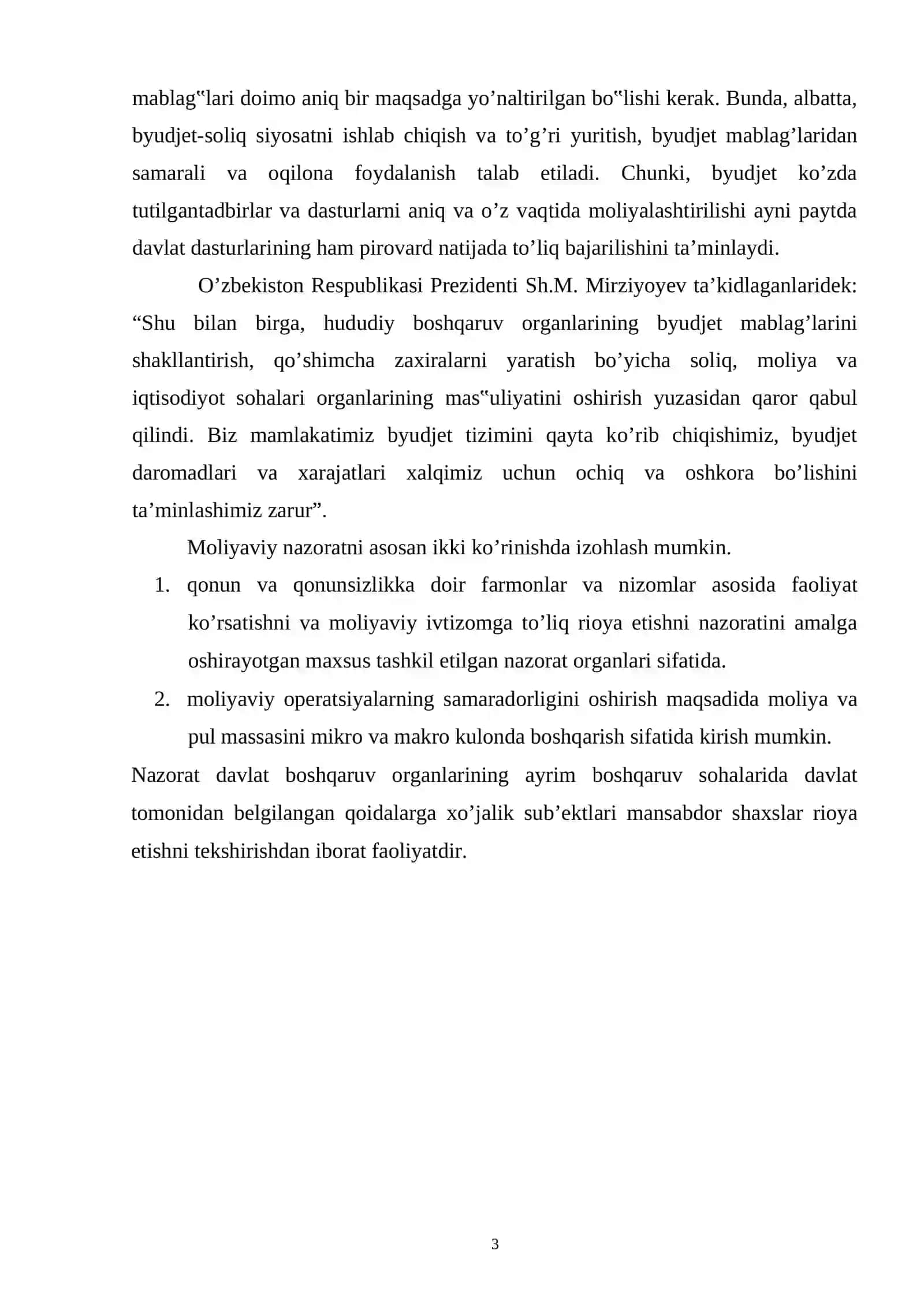 MOLIYA, UNING MOHIYATI VA VAZIFALARI 3