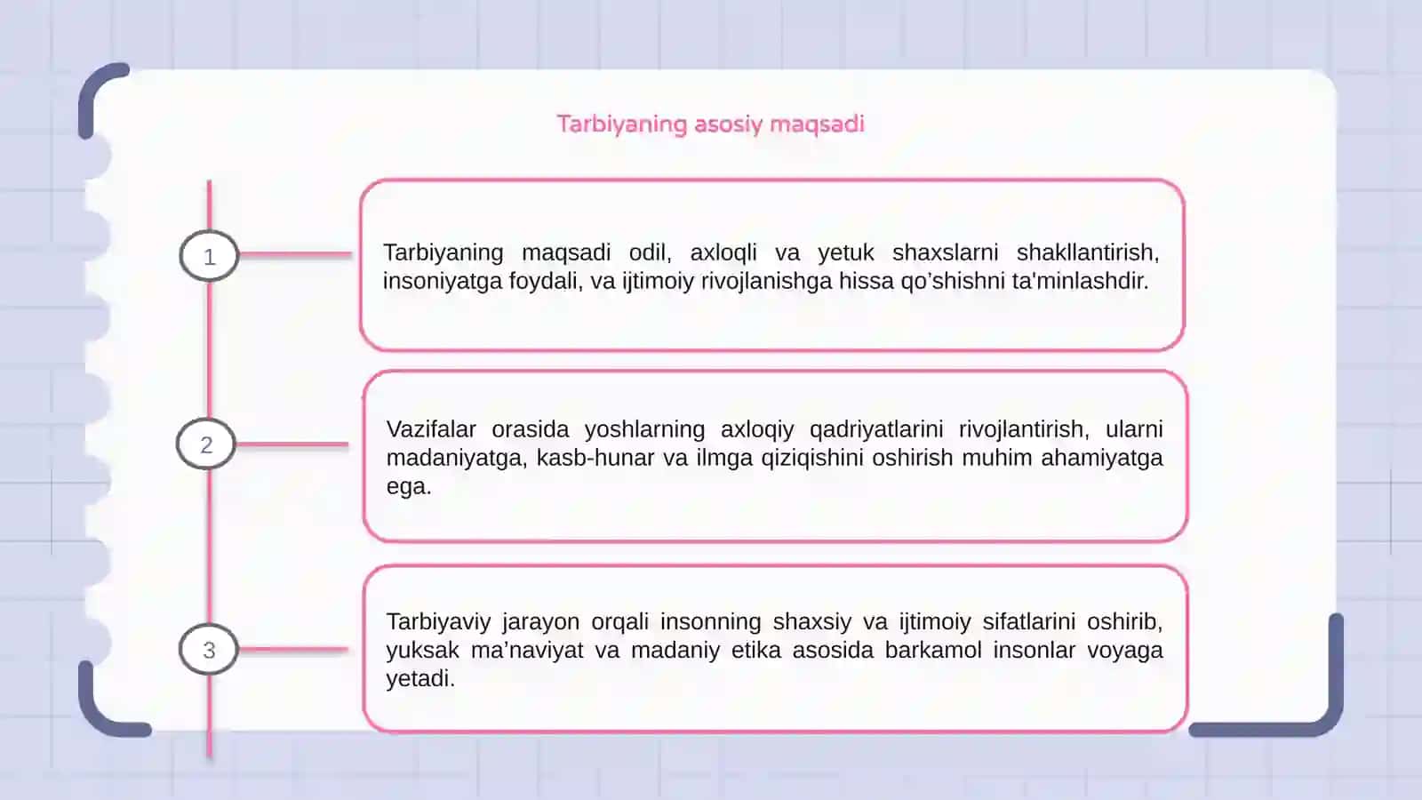 Tarbiyaning maqsad va vazifalari 3