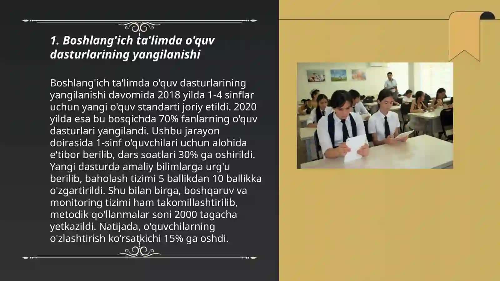 Boshlang'ich ta'limda o'quv dasturlarining yangilanishi 3