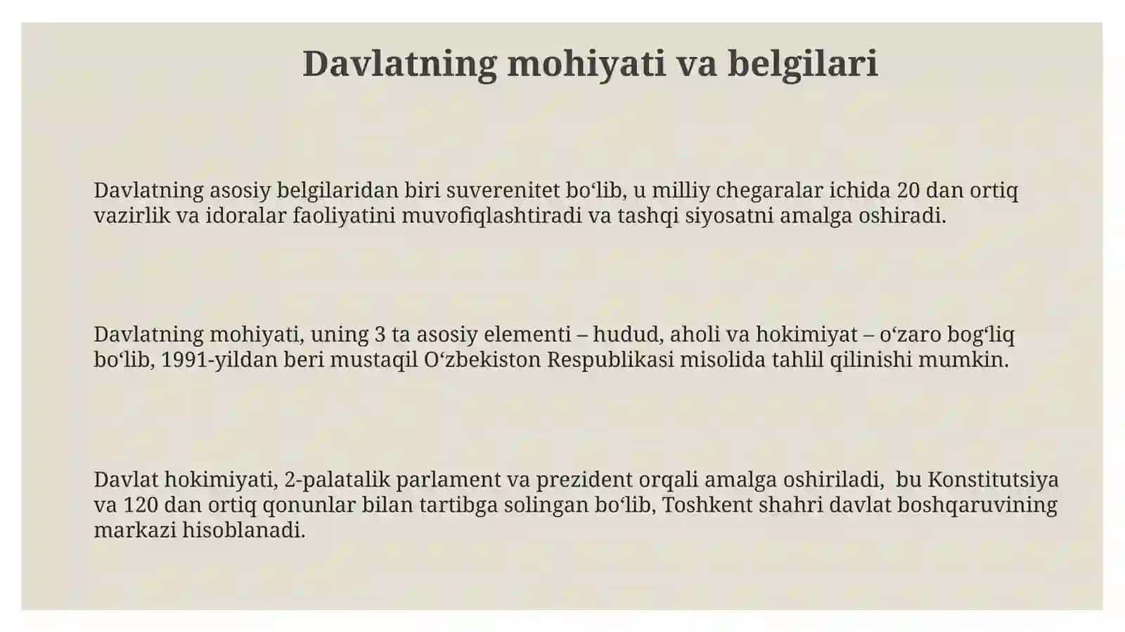 Davlat Nazariyasi 3