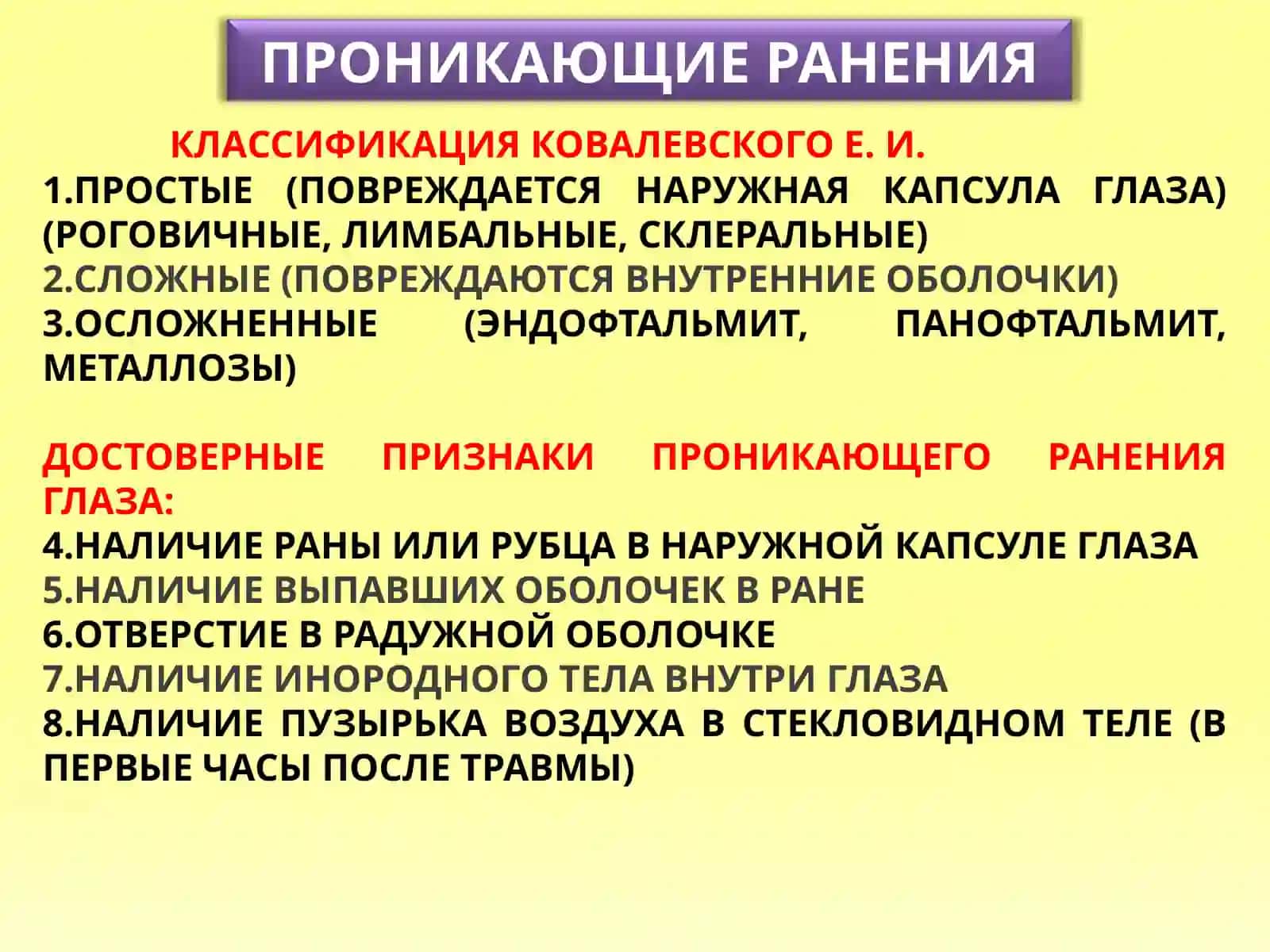 Повреждения органа зренияи придатков 3