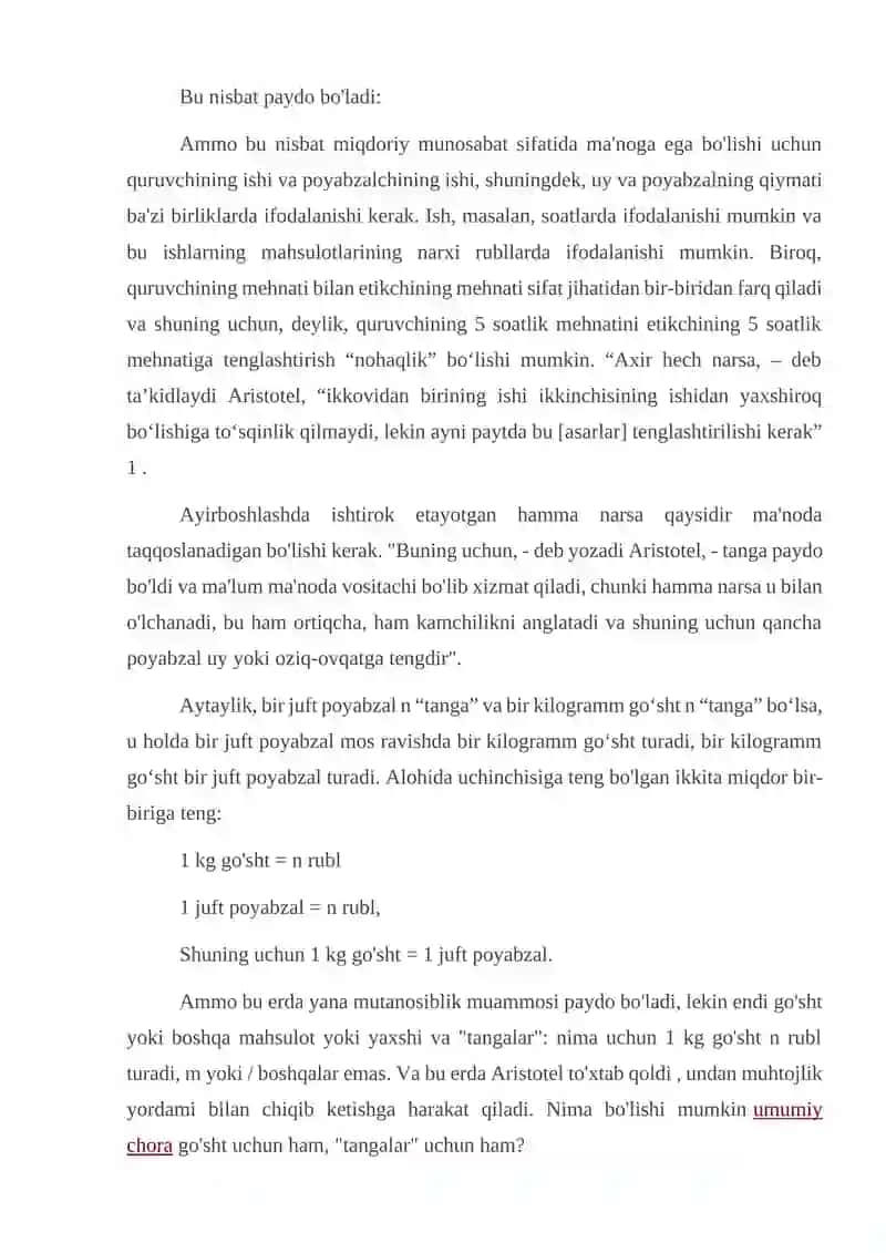 Aristotelning iqtisodiy qarashlari 3