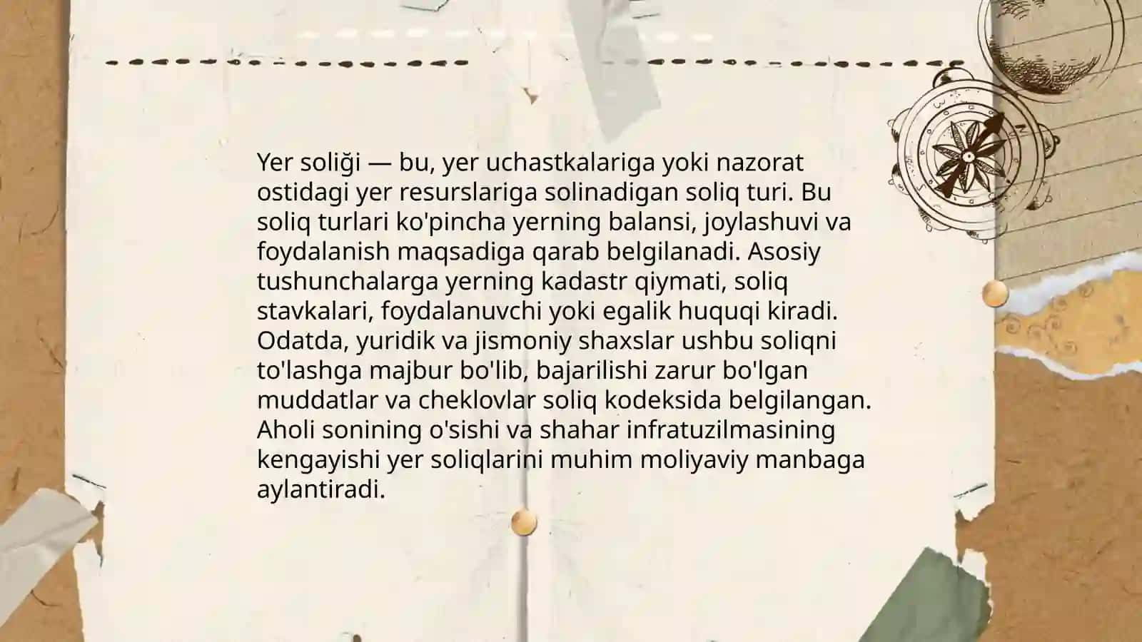 Yer soliği va mulk soliği 3