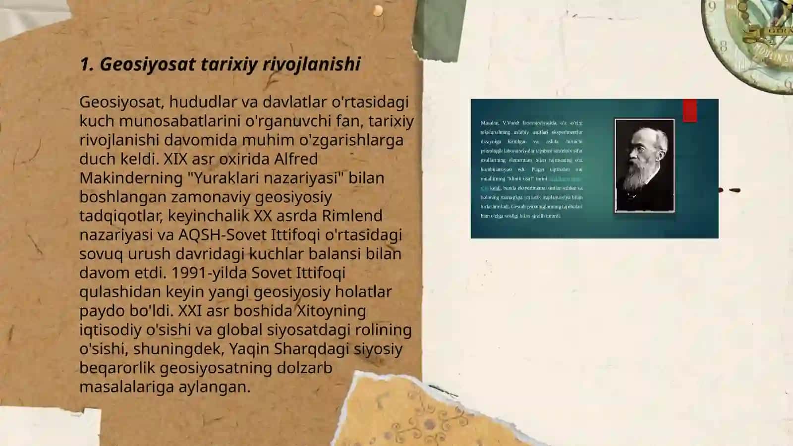 Mumtoz geosiyosatning asosiy gʻoyalari va tamoyillari 3