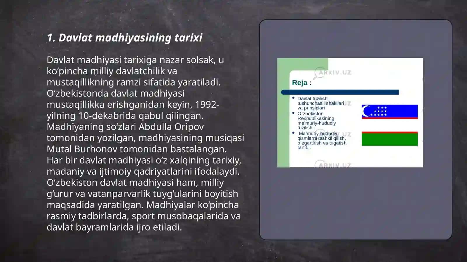 Davlat madhiya toʻgʻrisidagi qonun 3