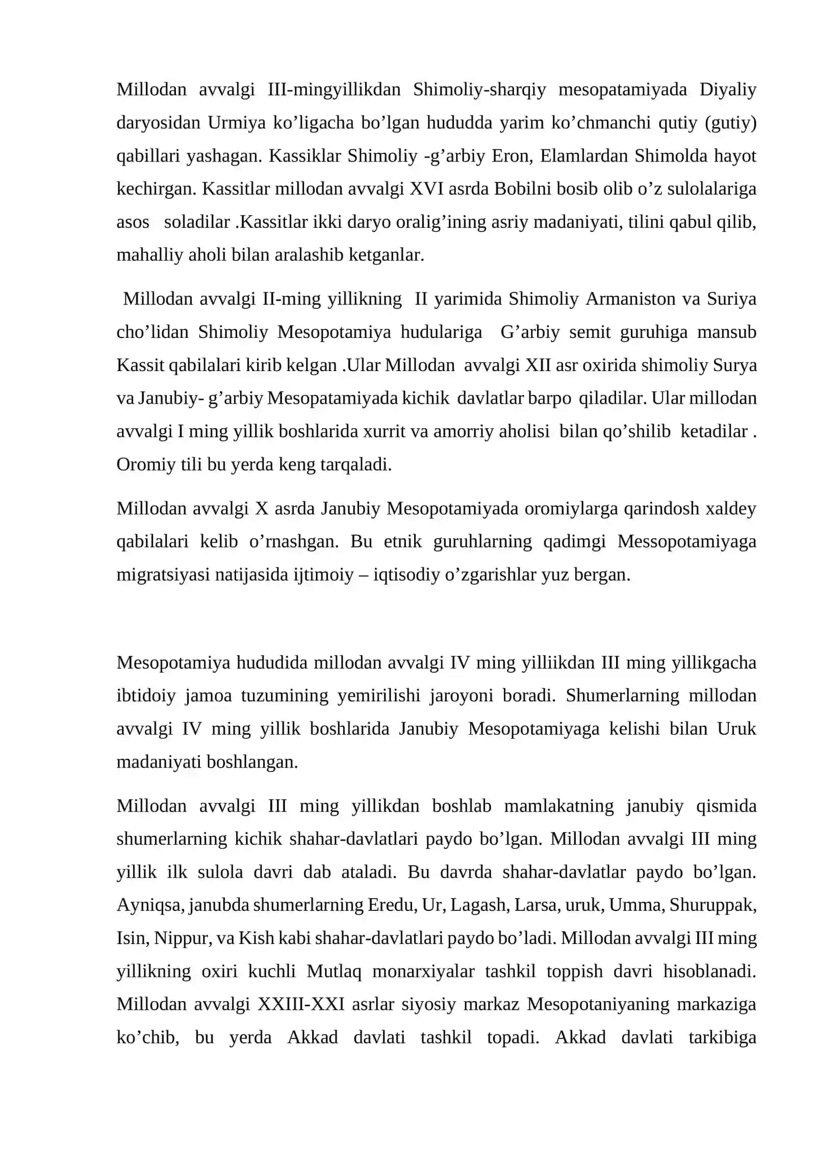 Mesopotamiyaning qadimiy tarixiy manbalari 3