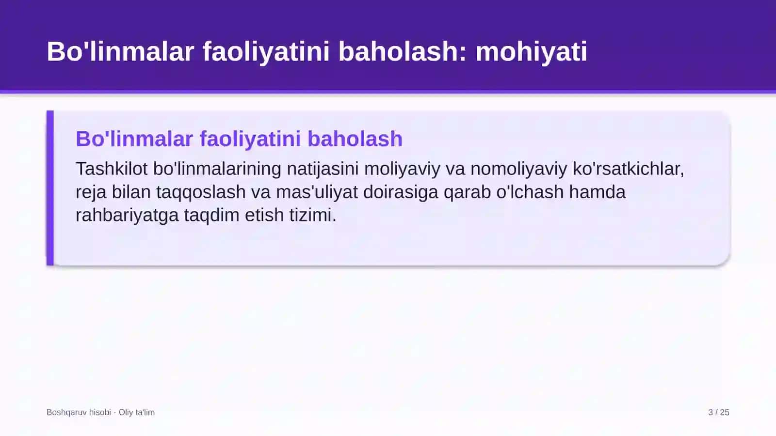 IT-parklarda bo'linmalar faoliyatini baholash 3
