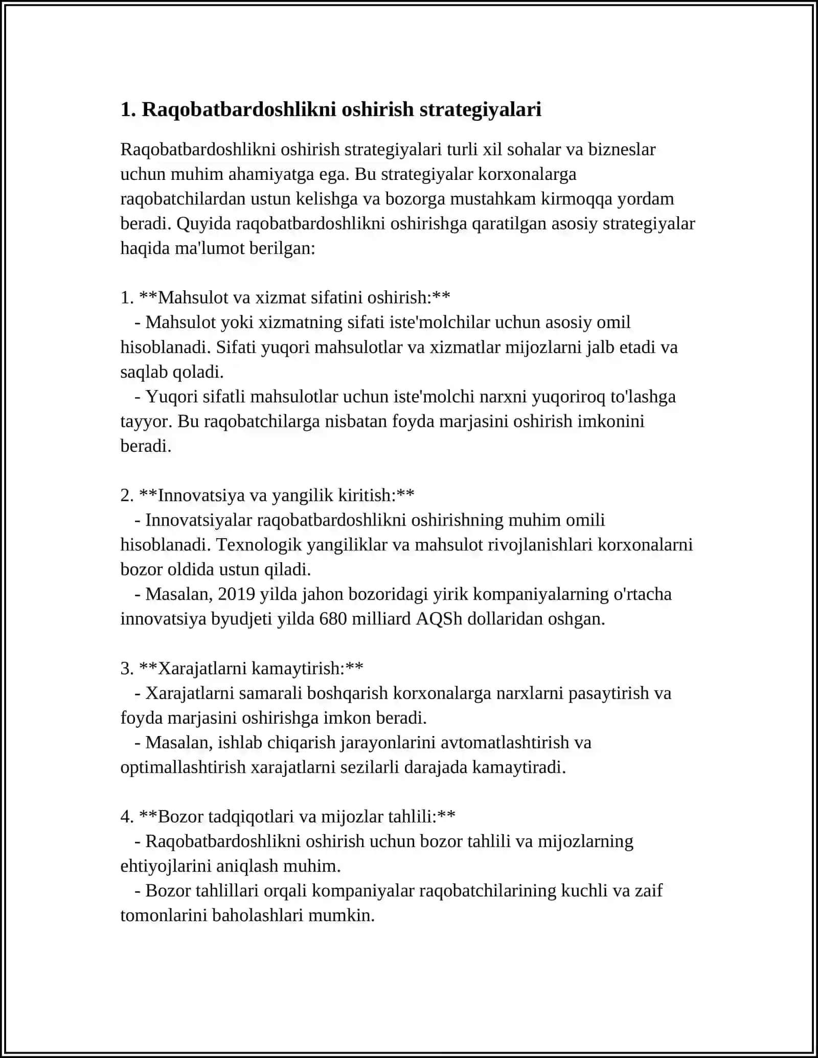 RAQOBATBARDOSHLIK VA INNOVATSION MAHSULOTLAR 3